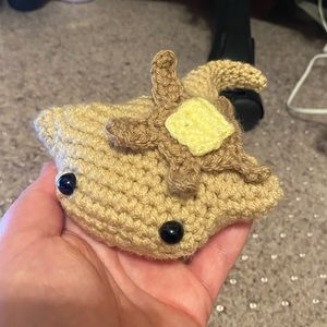 pancake sting ray plush crochet plush